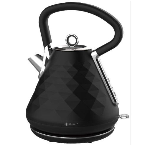 Electric kettle, black Kassel