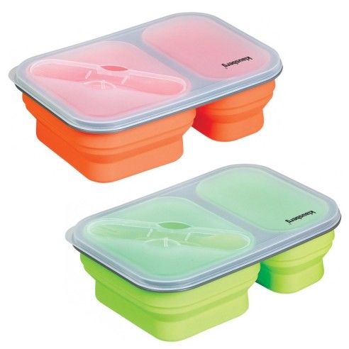Lunch box, silicon, various colors, 900ml Klausberg