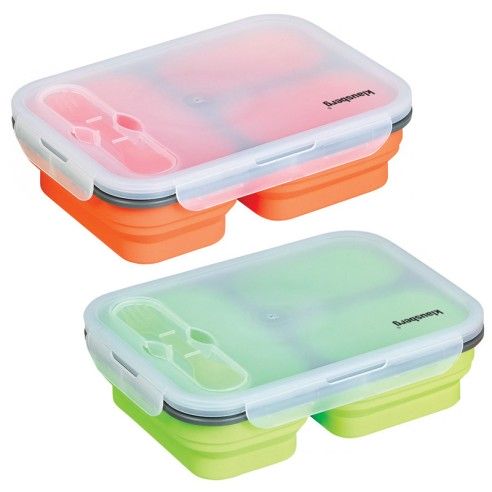 Lunch box, silicon, various colors, 1100ml Klausberg