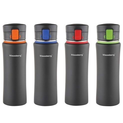 Thermos insulated steel mug, various colors, 480ml Klausberg