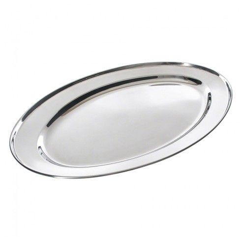 Oval tray, steel, 40cm Kinghoff