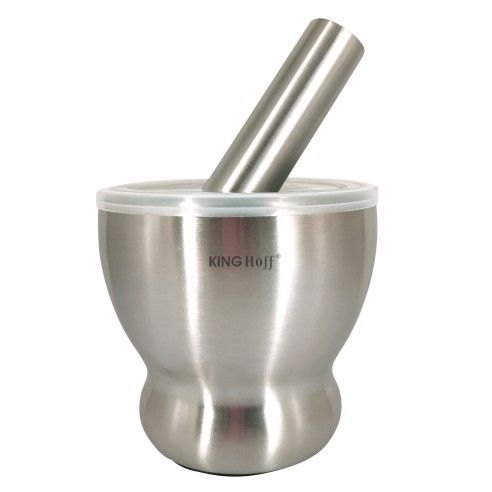 KH1661 Stainless steel mortar and pestle set