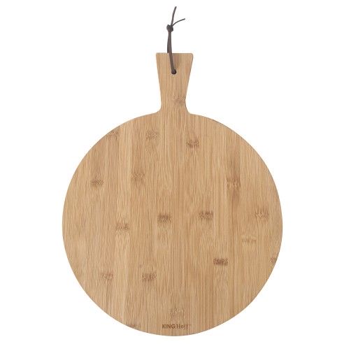 KH1673 Bamboo pizza serving board 12"