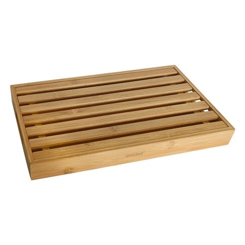 KH1682 Bamboo Bread Cutting Board with Serving Tray