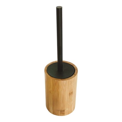 KH1693 TOILET BRUSH IN A BAMBOO CONTAINER