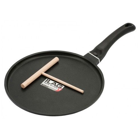Frying pan for pancakes, aluminum, black, ?26cm KINGHoff