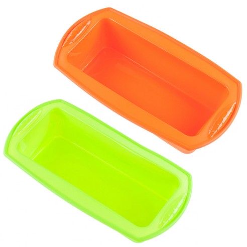 Baking tin, silicone, various colors, 27,5x14,5x6,5cm  Kinghoff